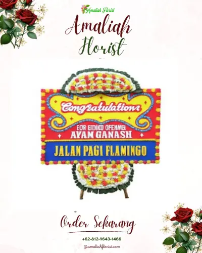 Bunga Papan Congratulation di Caturharjo